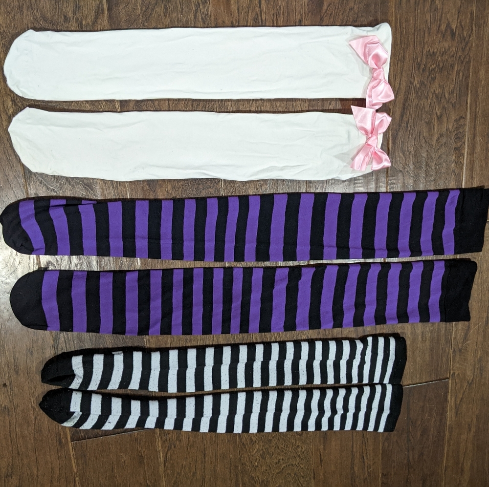lot of knee high socks